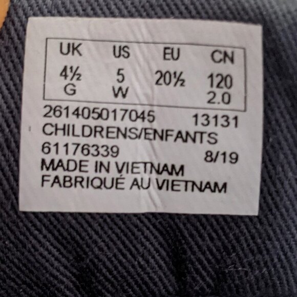 Clarks Toddlers City Oasis Leather Kids Sneakers Rubber Sole Navy Blue Velcro - Picture 6 of 7